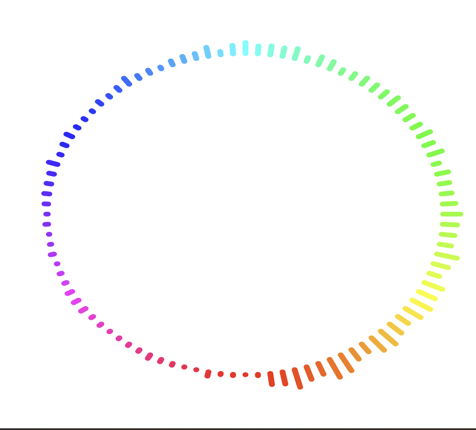 A radial soundwave sketch