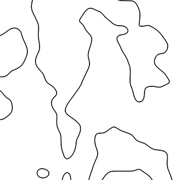 Main street/Fairy Lake contour line