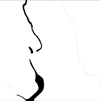 Main street/Fairy Lake water outline