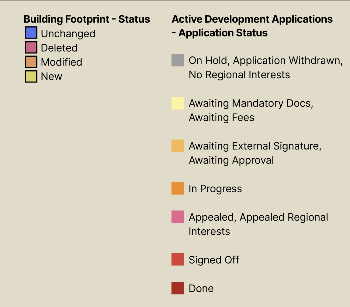 Bivariate Data Map Legend