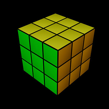 The Rubik’s Cube was built using **multiple individual cubes**, carefully positioned in a 3×3×3 formation to reflect its modular design and movable segments.