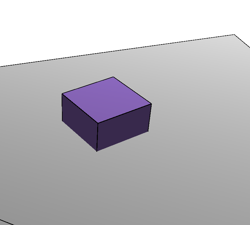 Camera moves around the cube and plane with each arrow key pressed. Added in pointlighting.